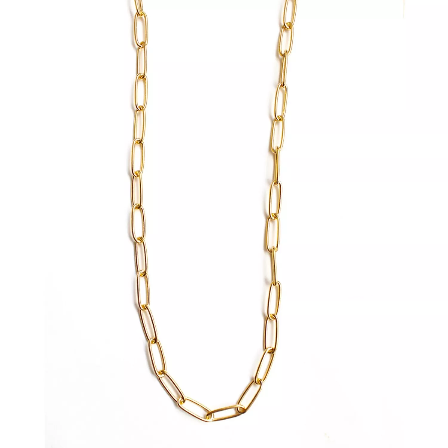 Pico Fia Halskæde 24 kt. Forgyldt Messing R02002-FG