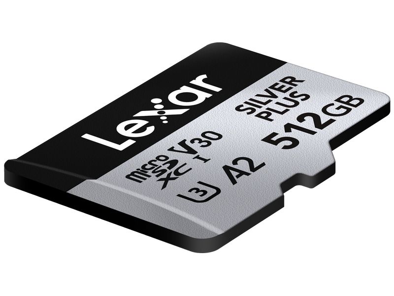 Lexar microSDXC-Karte Professional Silver Plus 512 GB Professionelle MicroSDXC UHS-I-Karte