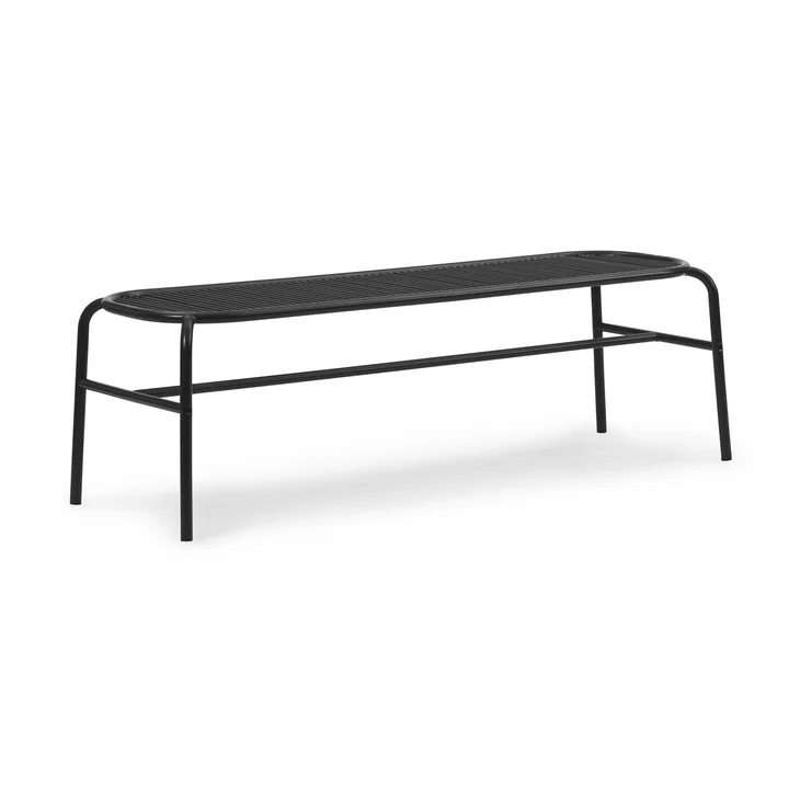 Normann Copenhagen - Vig Outdoor Bank, schwarz