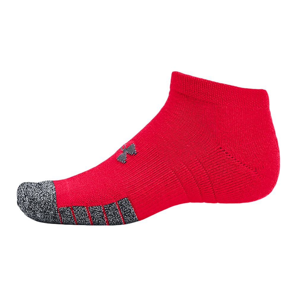 Under Armour HEATGEAR LOCUT - Chaussettes x3 rouge
