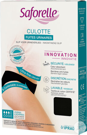 Saforelle Culotte Ultra Absorbante Fuite Urinaires Taille 38 1 Pièce