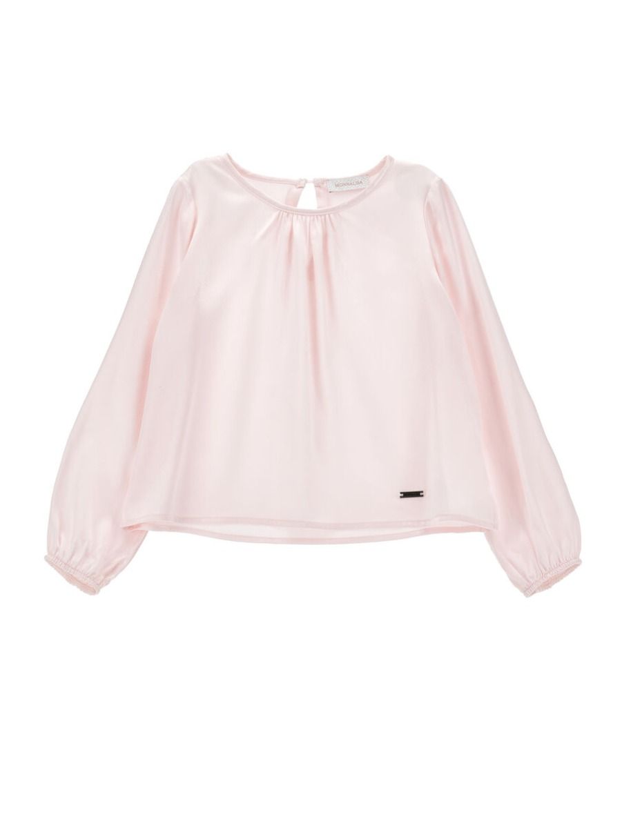 Monnalisa Satin Tunic with Slits