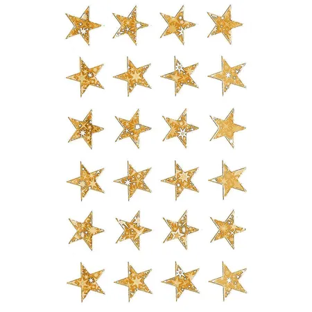 Avery Zweckform Z-Design 52419 Weihnachtssticker, Sterne, 1 Bogen/24 Sticker