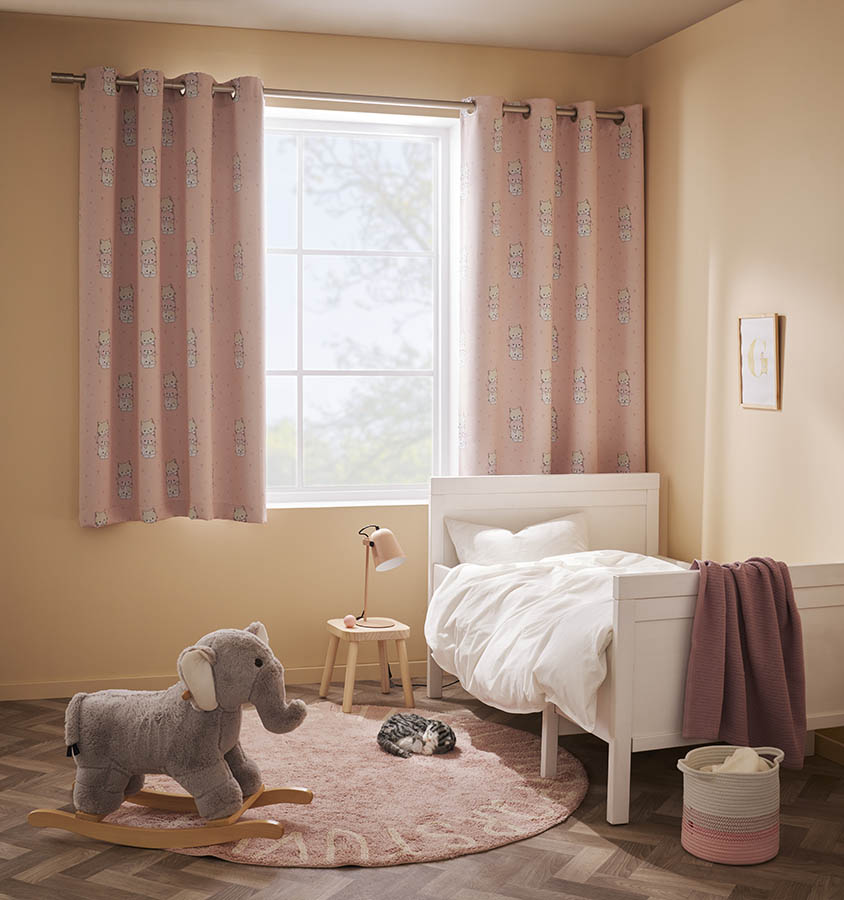Lizzy lysdempende gardin 140x160
