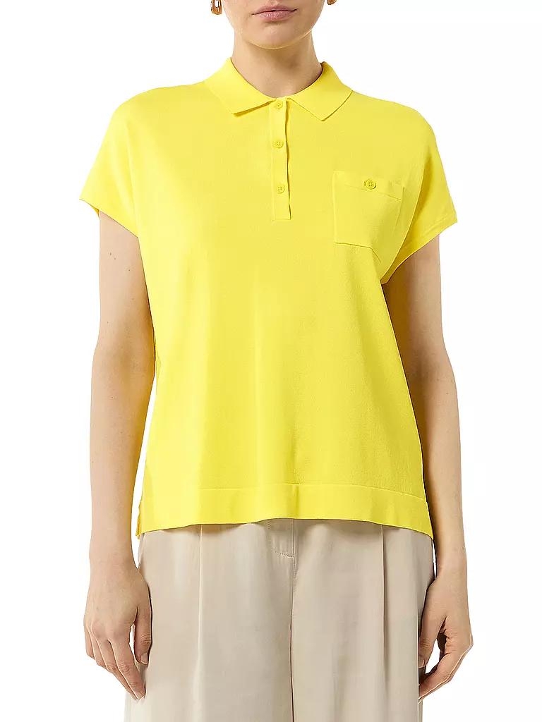 COMMA Poloshirt gelb