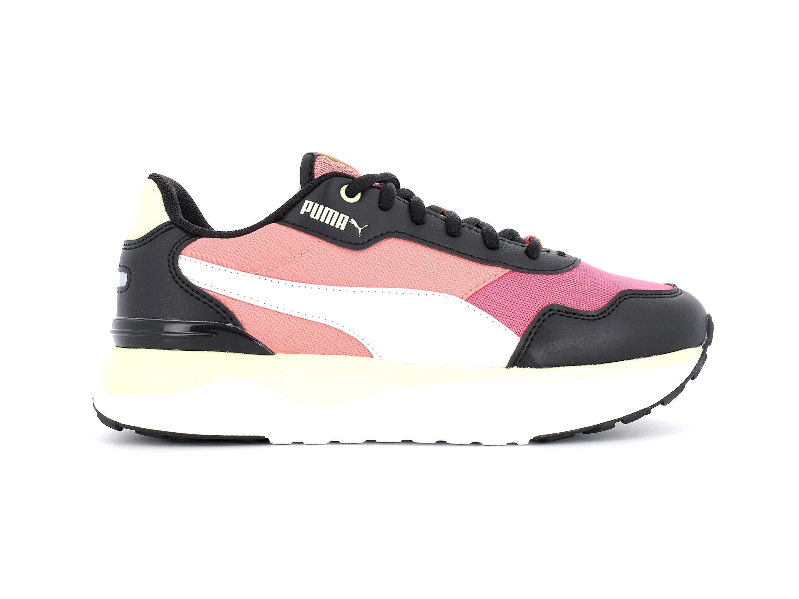 Puma-380729 Matières combinées Noir Rose