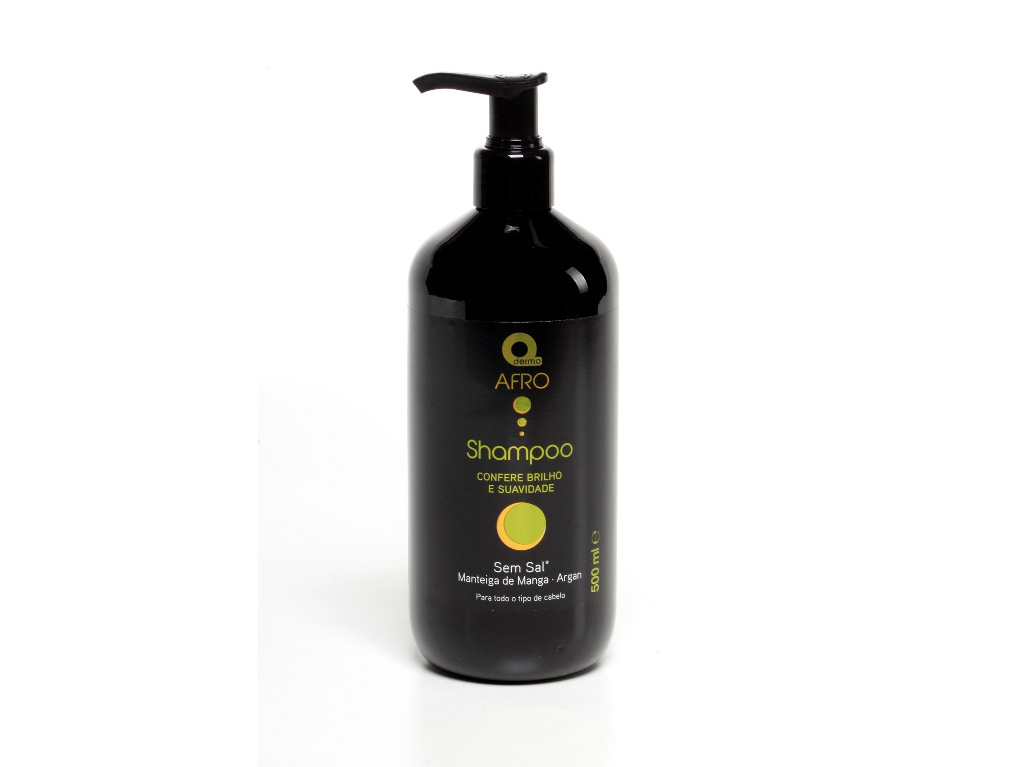 CHAMPÔ DERMO AFRO SEM SAL TODO TIPO CABELO 500ML