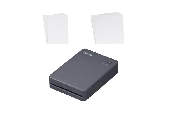 Canon SELPHY QX20 - Printer - farve - farvesublimering - 72 x 85 mm op til 0.66 min./side (farve) - kapacitet: 10 ark - Wi-Fi(g) - mørkegrå