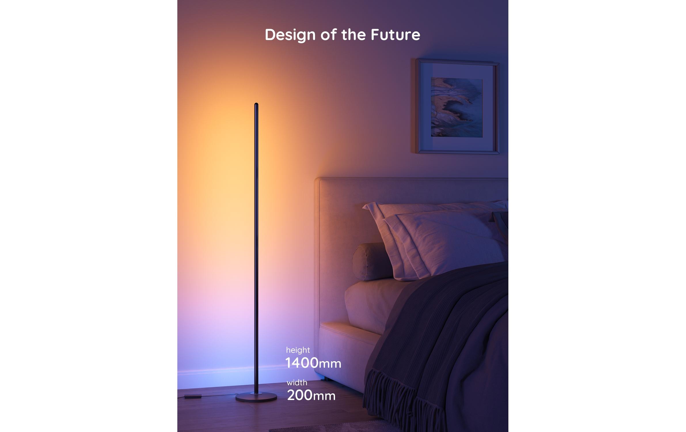 Stehleuchte Smart Corner, RGBICW<br>Eckstehlampe