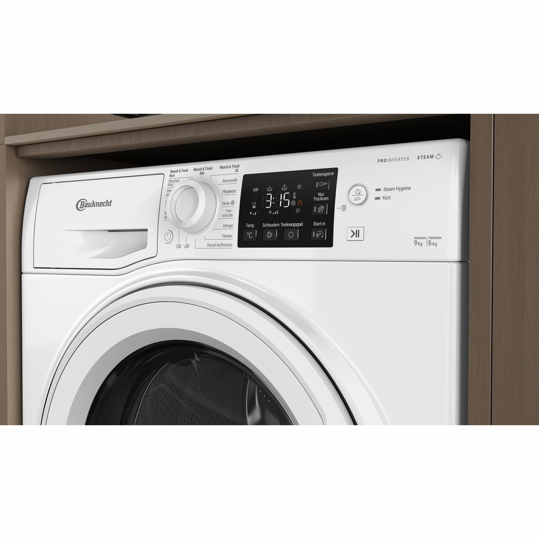 BAUKNECHT Waschtrockner WATK PURE 96 43 N - 9/6 kg - D