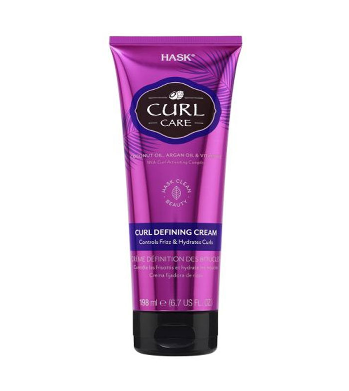 Hask - Creme definidor de cachos Curl Care - Óleo de coco, óleo de argan e vitamina E