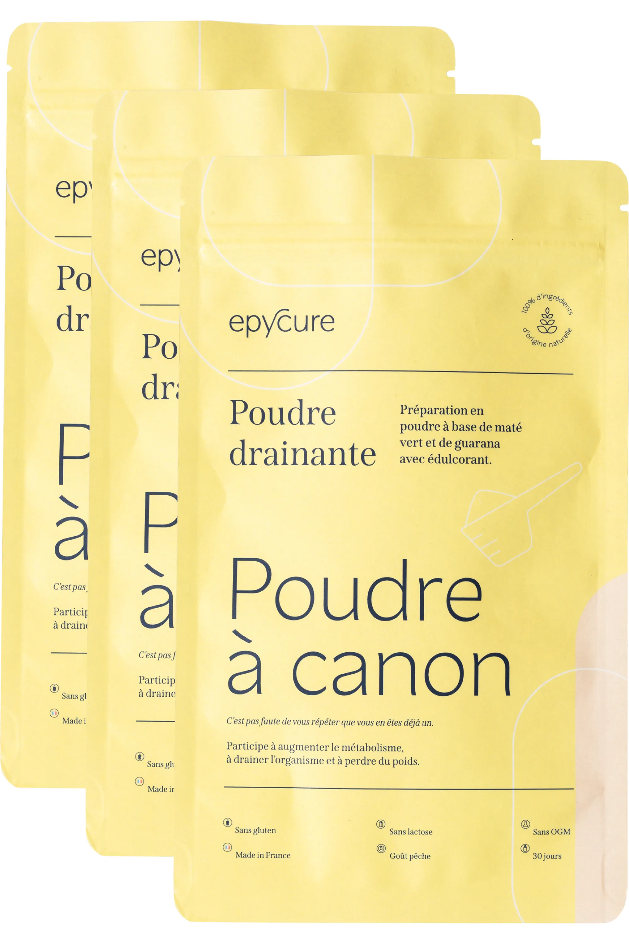 Epycure Poudre Drainante 3-en-1-250 g