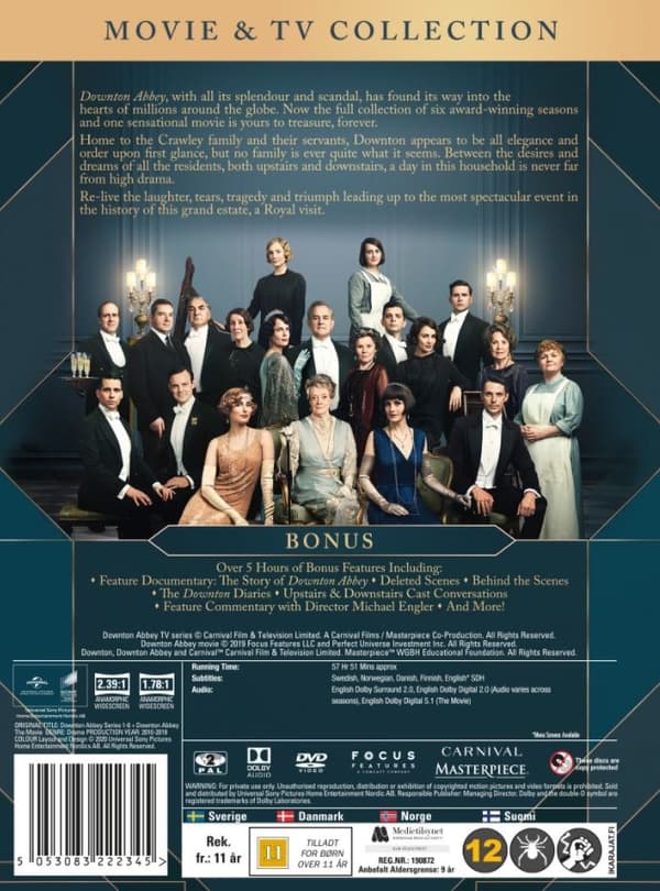 Downton Abbey - Complete Series Collectors Edition (27 disc)