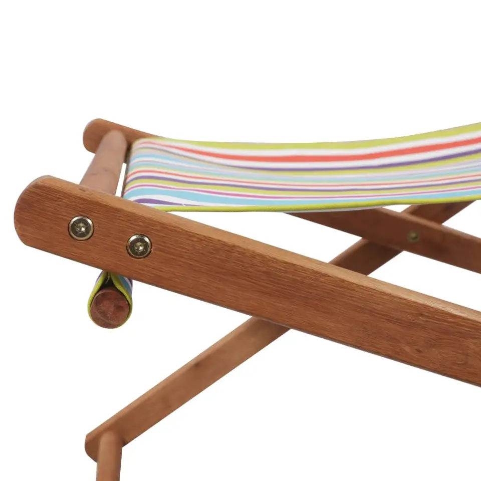 vidaXL - Strandstoel - Multikleur - Stof