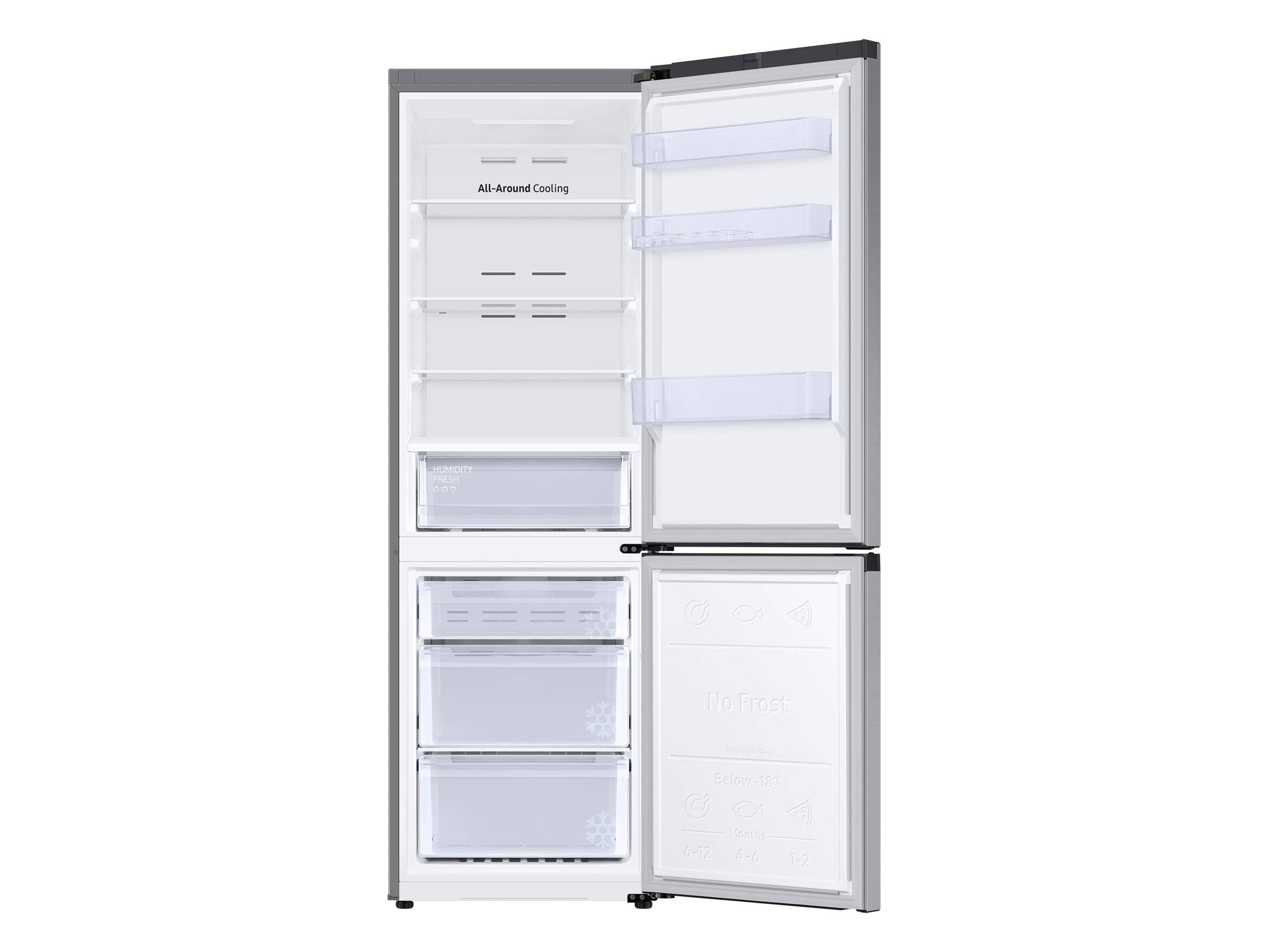 FRIGORÍFICO COMBINADO SAMSUNG RB34C600CSA/EF NO FROST 344L INOX