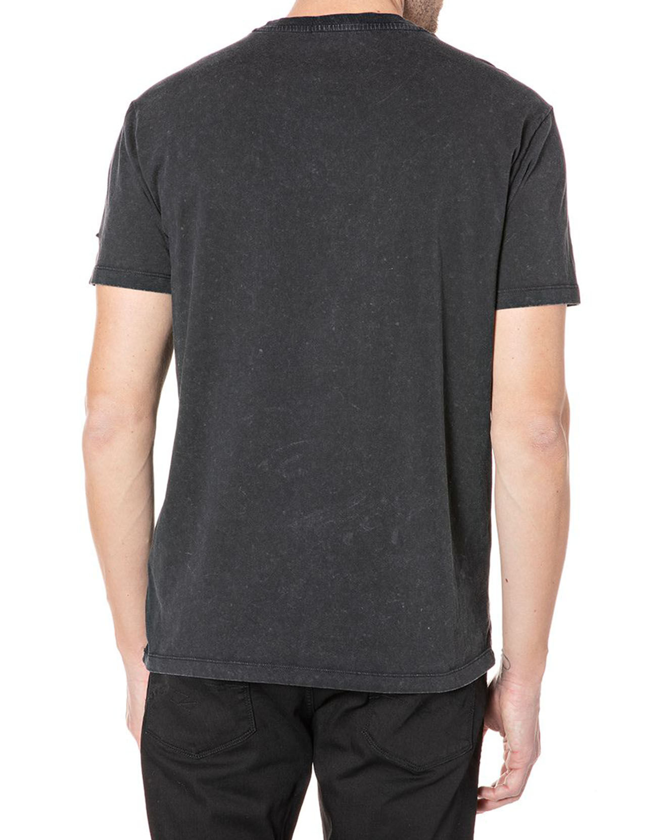 Replay T-Shirt Biker Skull noir