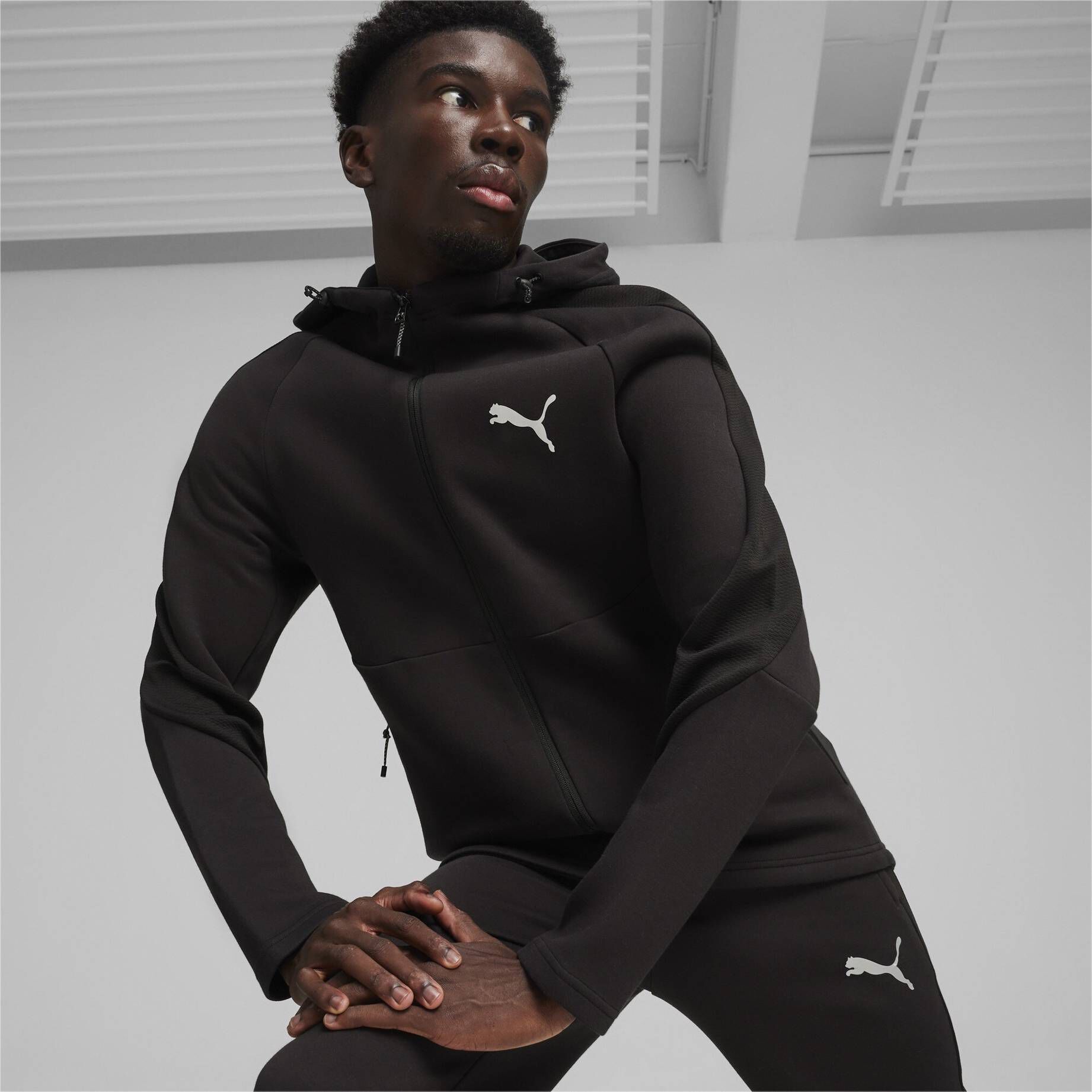 Puma| Herren Sweatjacke PUMA EVOSTRIPE Full-Zip