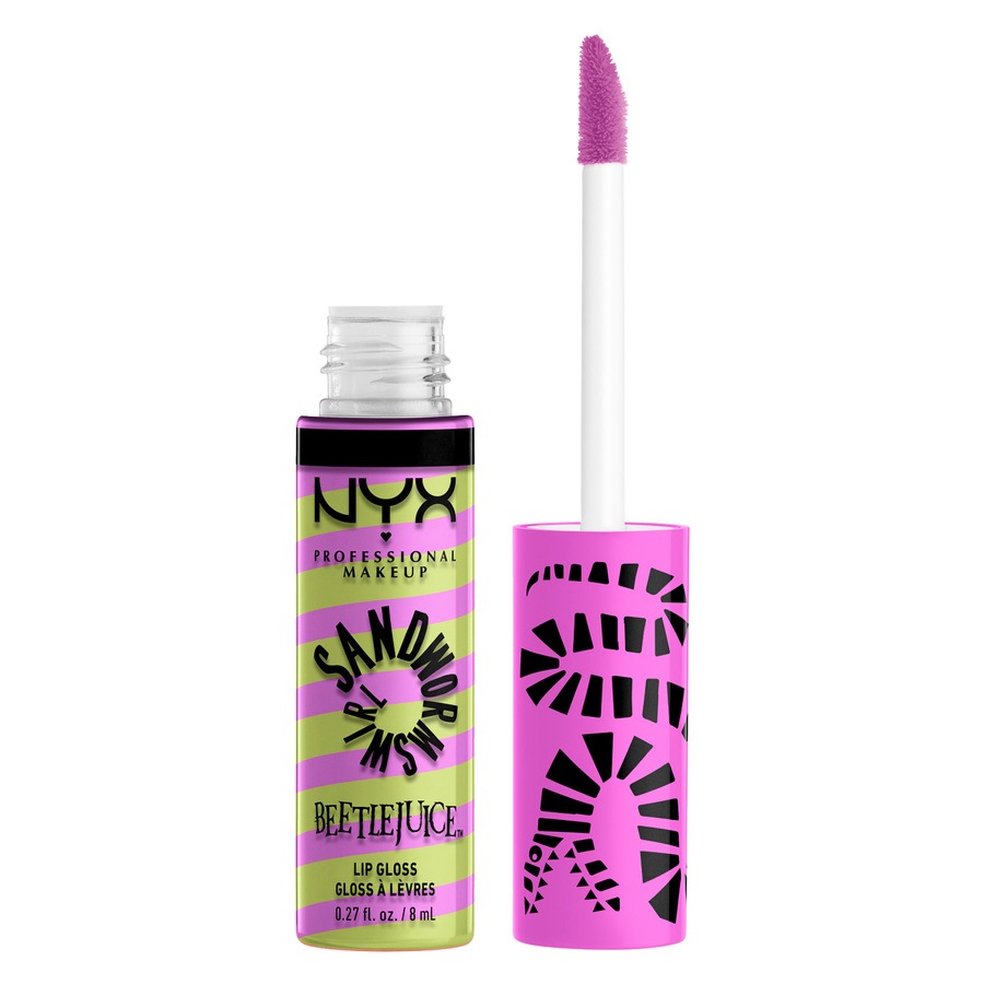 NYX PROFESSIONAL MAKEUP Beetlejuice Sandworm Swirl Butter Gloss 02 Purple lip gloss 8ml