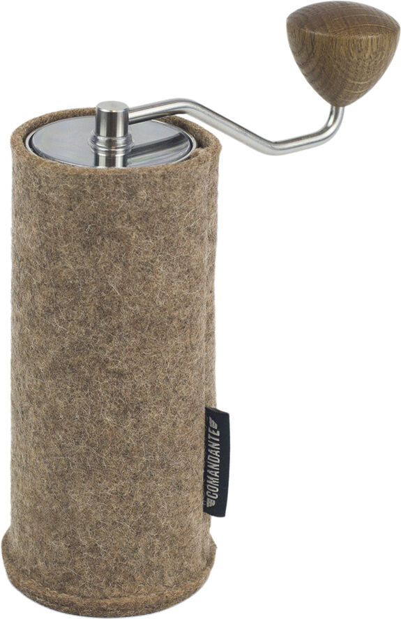 Comandante Comandante C40 felt sleeve cashmere Brun