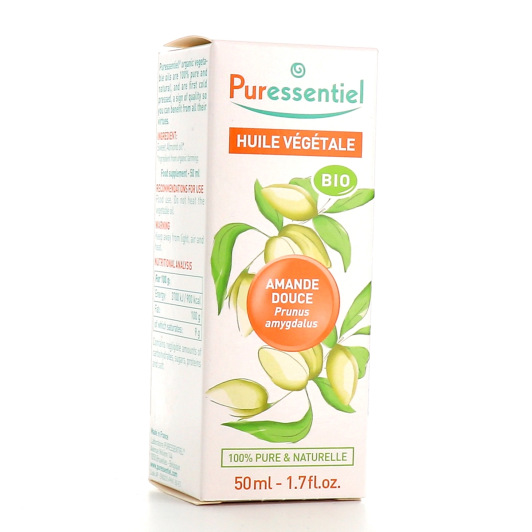 Huile végétale d'amande douce Bio Puressentiel
