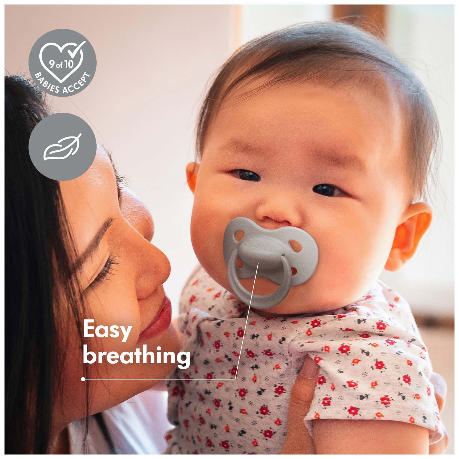 Medela Baby fopspeen Original 0-6m Duo grijs