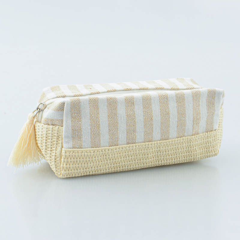 Trousse 'Balneo' taupe et beige