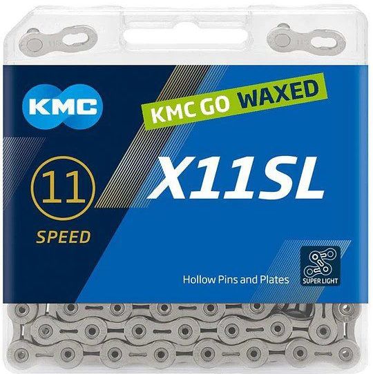 KMC - X 11SL - Fietsketting - Silver - 118 Schakels - Waxed