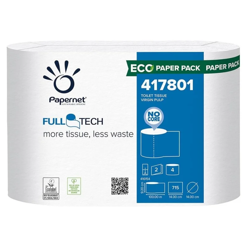 SOFIDEL - Papier toilette sans mandrin - Full tech - 2 plis - x24