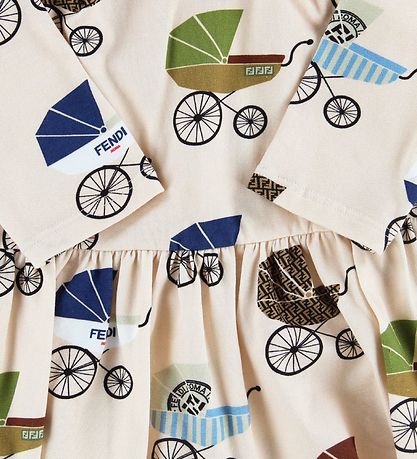 Fendi Kids Kjole - Rosa m. Barnevogne