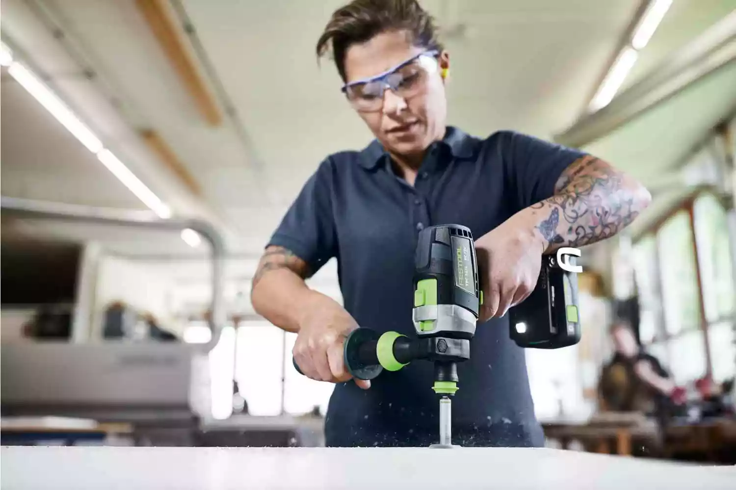 Festool TPC 18/4 I-Basic-Set 18V Li-Ion accu klopboormachine body incl. accessoires in systainer - 75Nm