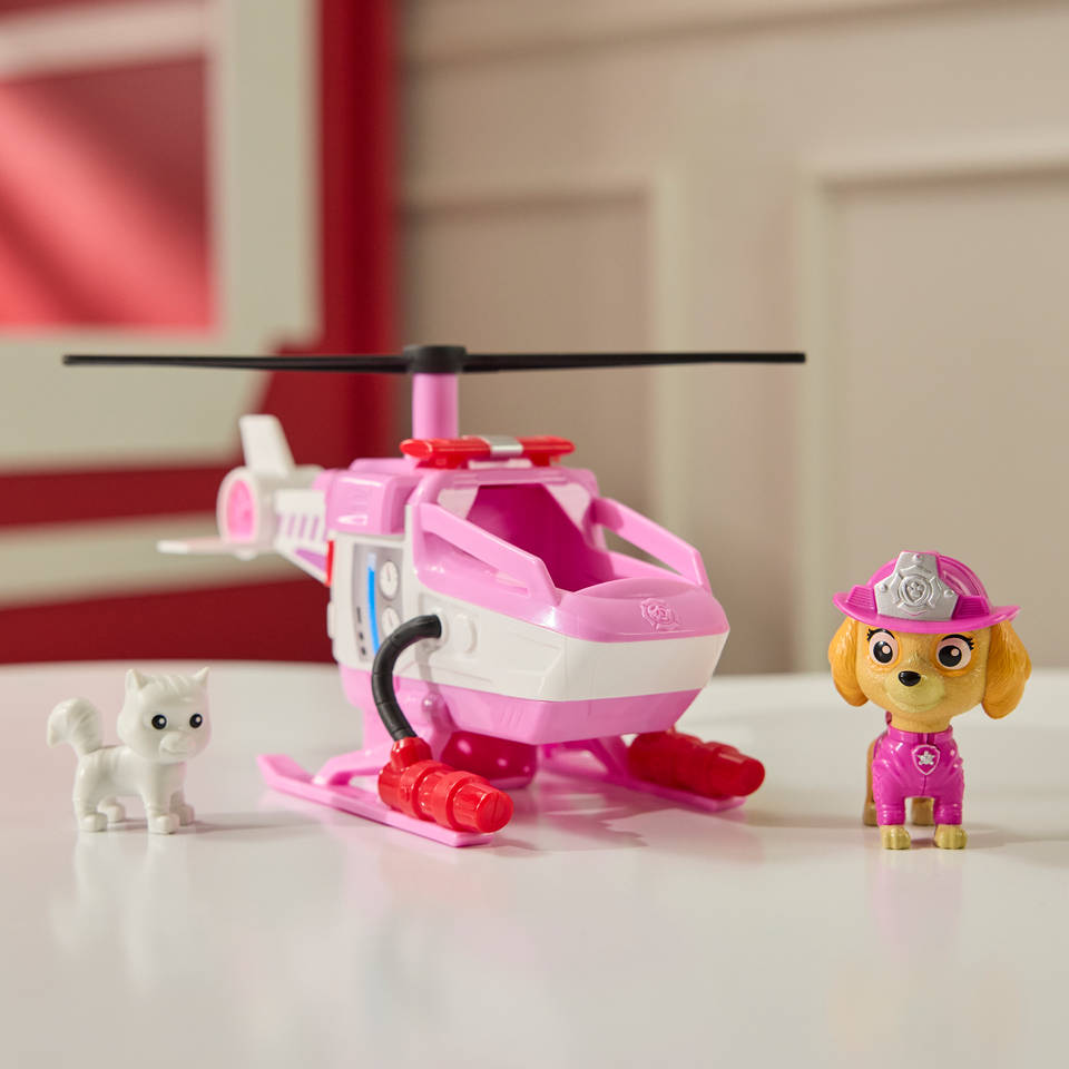 PAW Patrol Brandweerredding Skye's brandweerhelikopter met speelfiguur