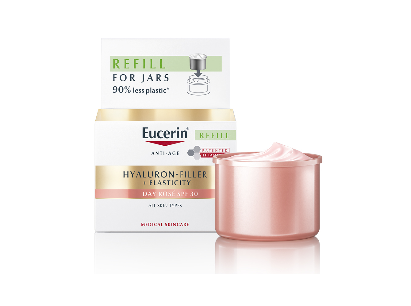 RECARGA EUCERIN HF ELASTIC DIA ROSE SPF30 50ML