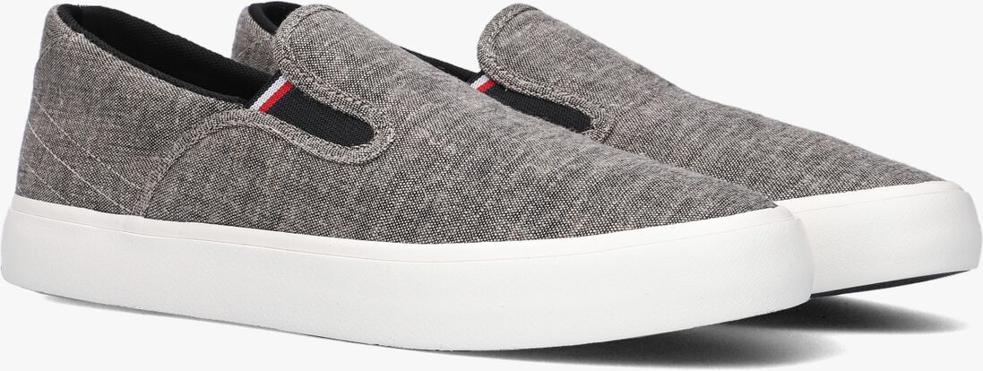 TOMMY HILFIGER zwarte tommy hilfiger loafers th hi vulc core low slip on