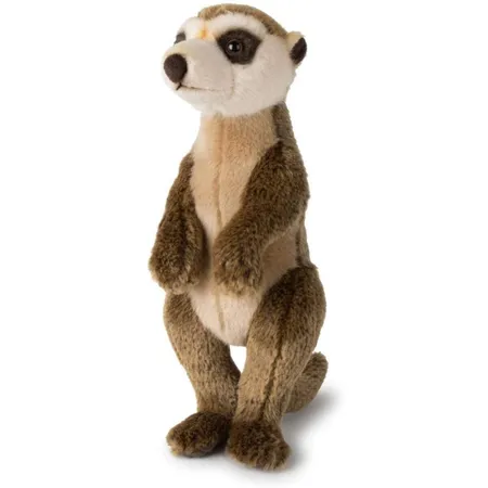 WWF Plüsch Erdmännchen, realistisch gestaltetes Plüschtier, ca. 30 cm
