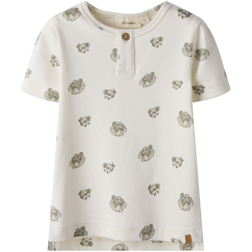 Køb Lil'Atelier Coconut Milk Frog Gayo Sil Slim T-Shirt