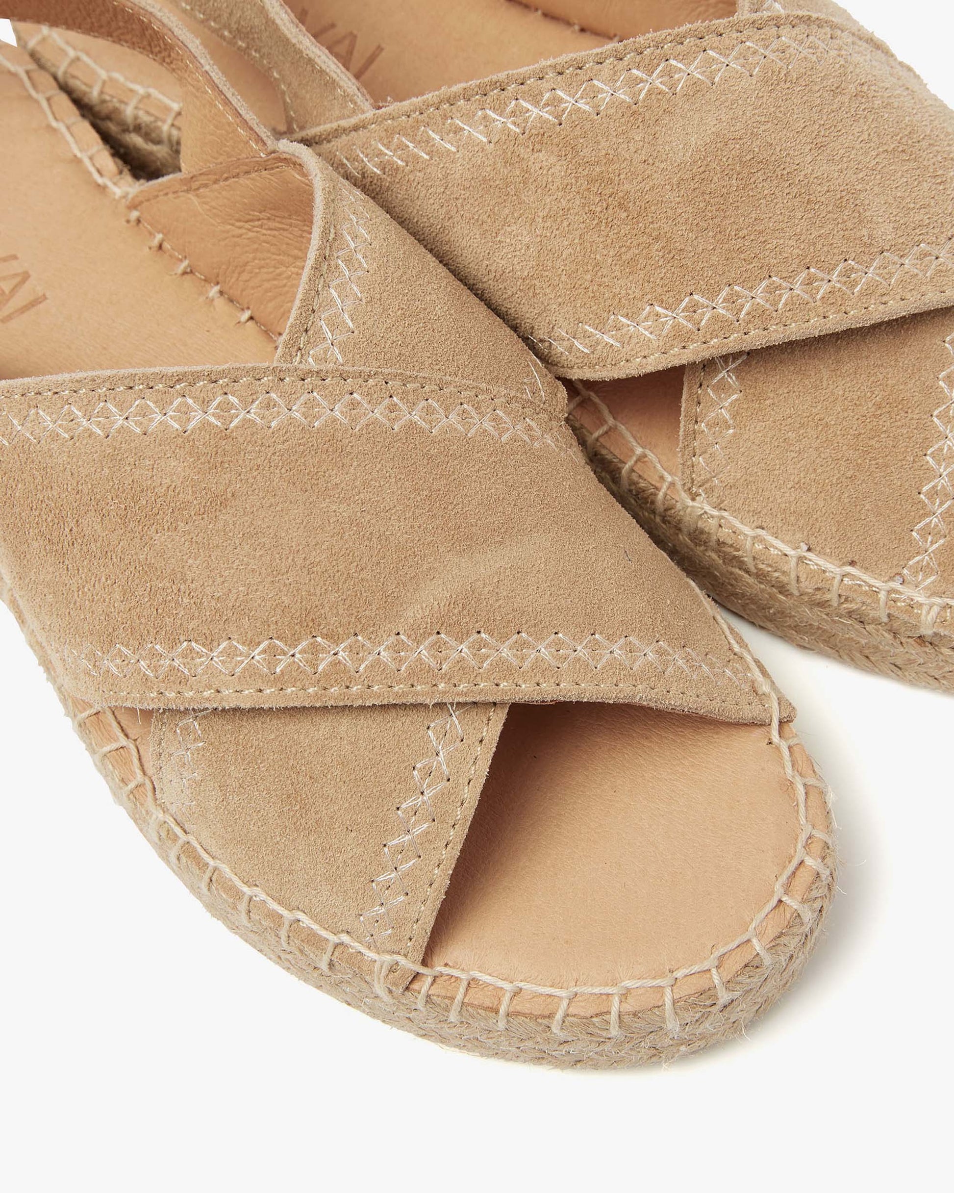VIA VAI beige sandalen Mondi Sun