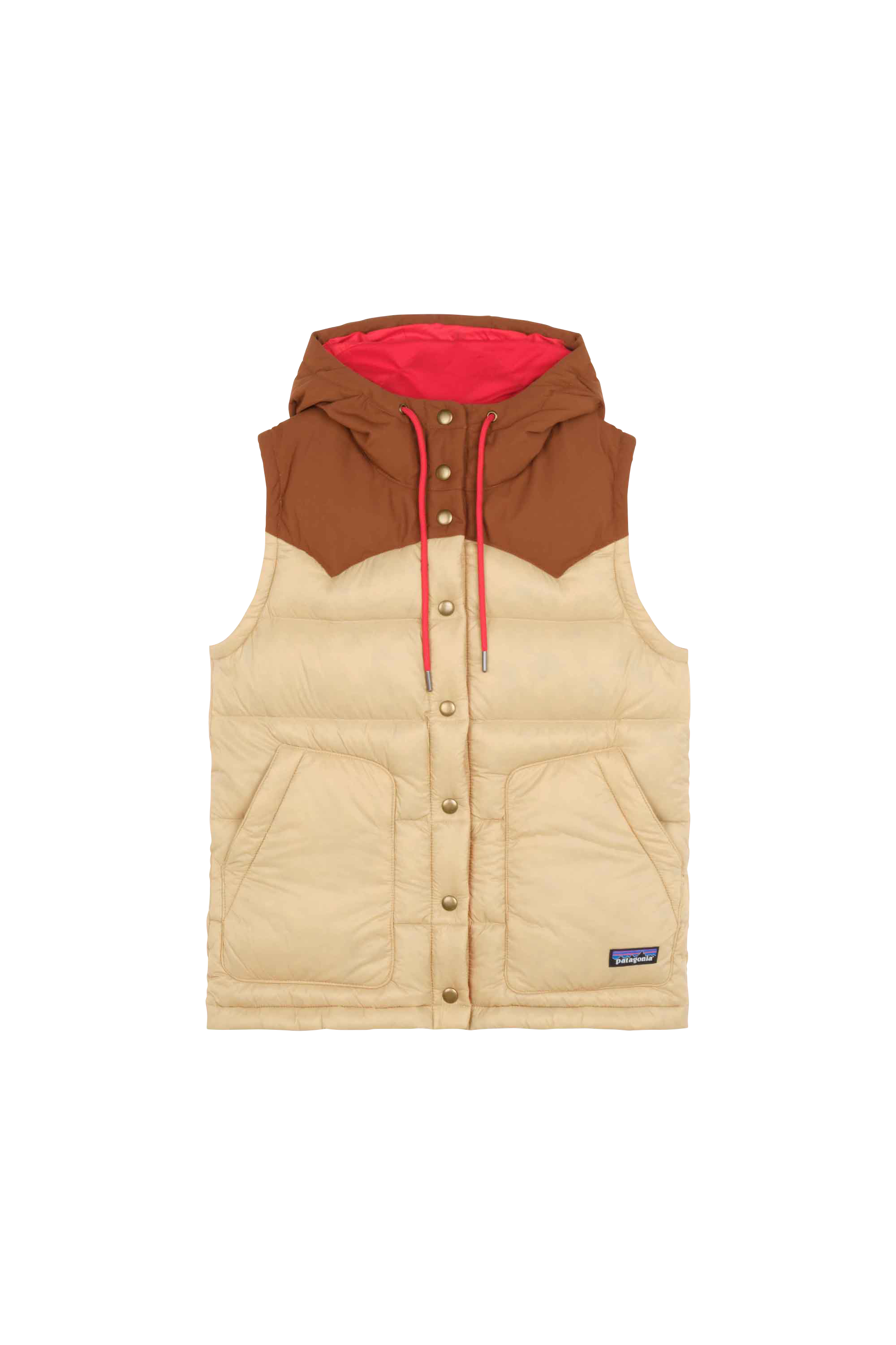 PATAGONIA Doudoune sans manches W's Bivy Hooded Vest Beige