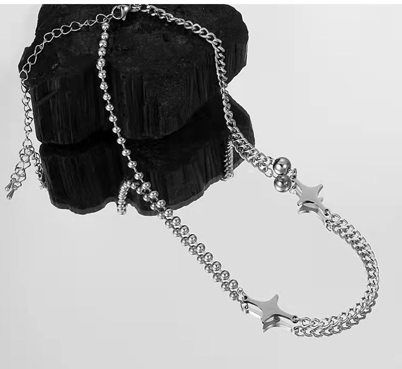 Catharsis - Ster hanger ketting van roestvrij staal