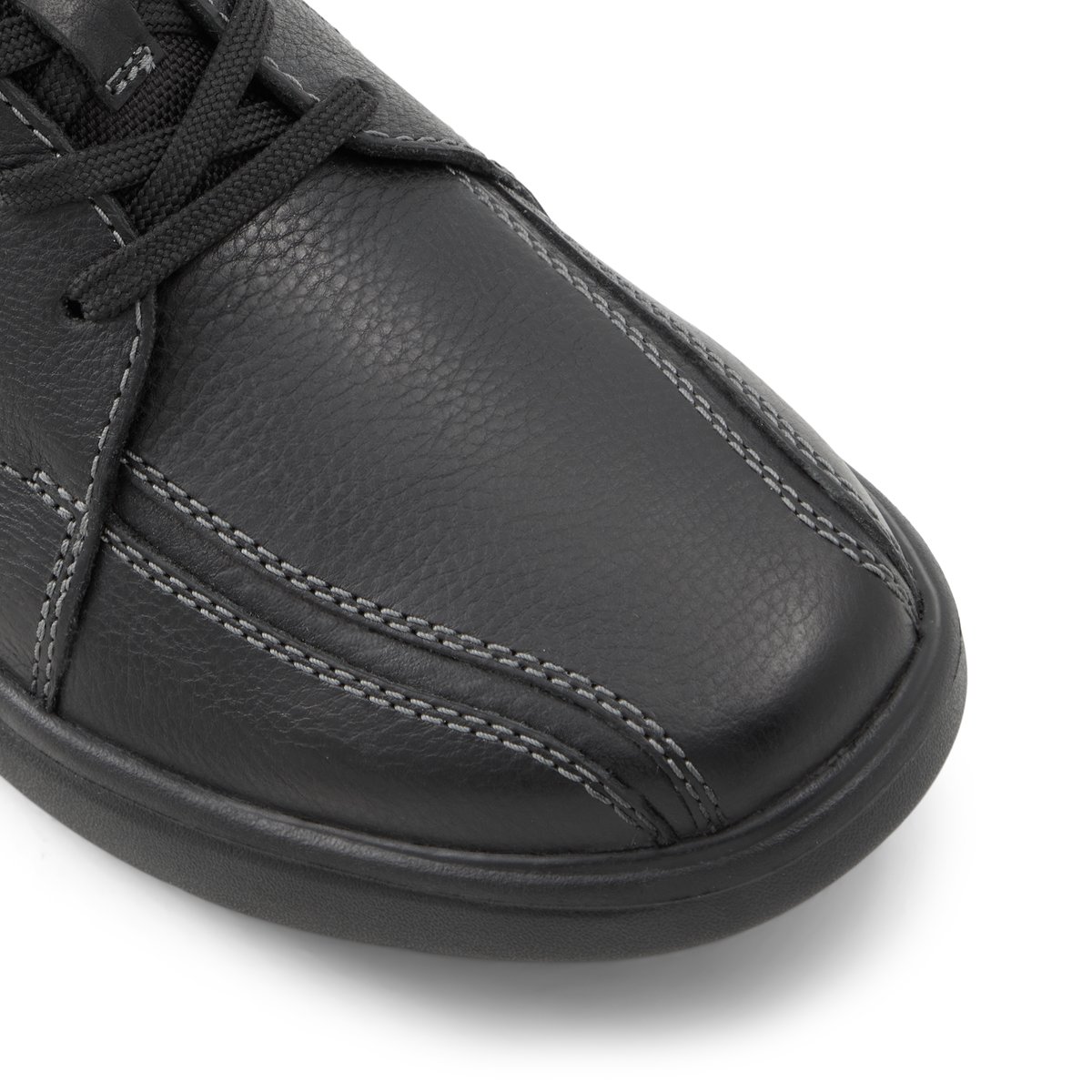 CLARKS-Brdleywalk-w-Avec lacets - Talons plats - Noir