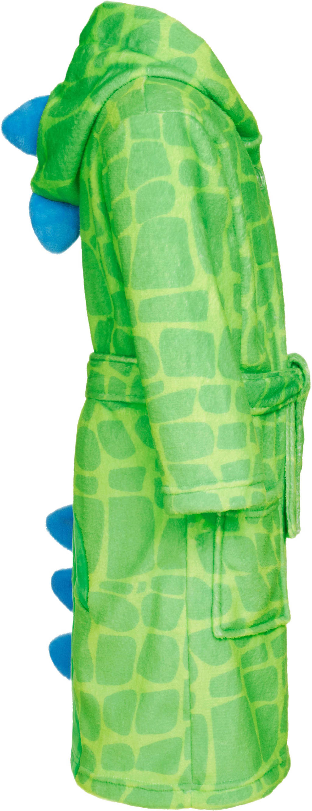 Playshoes dino badstof badjas groen