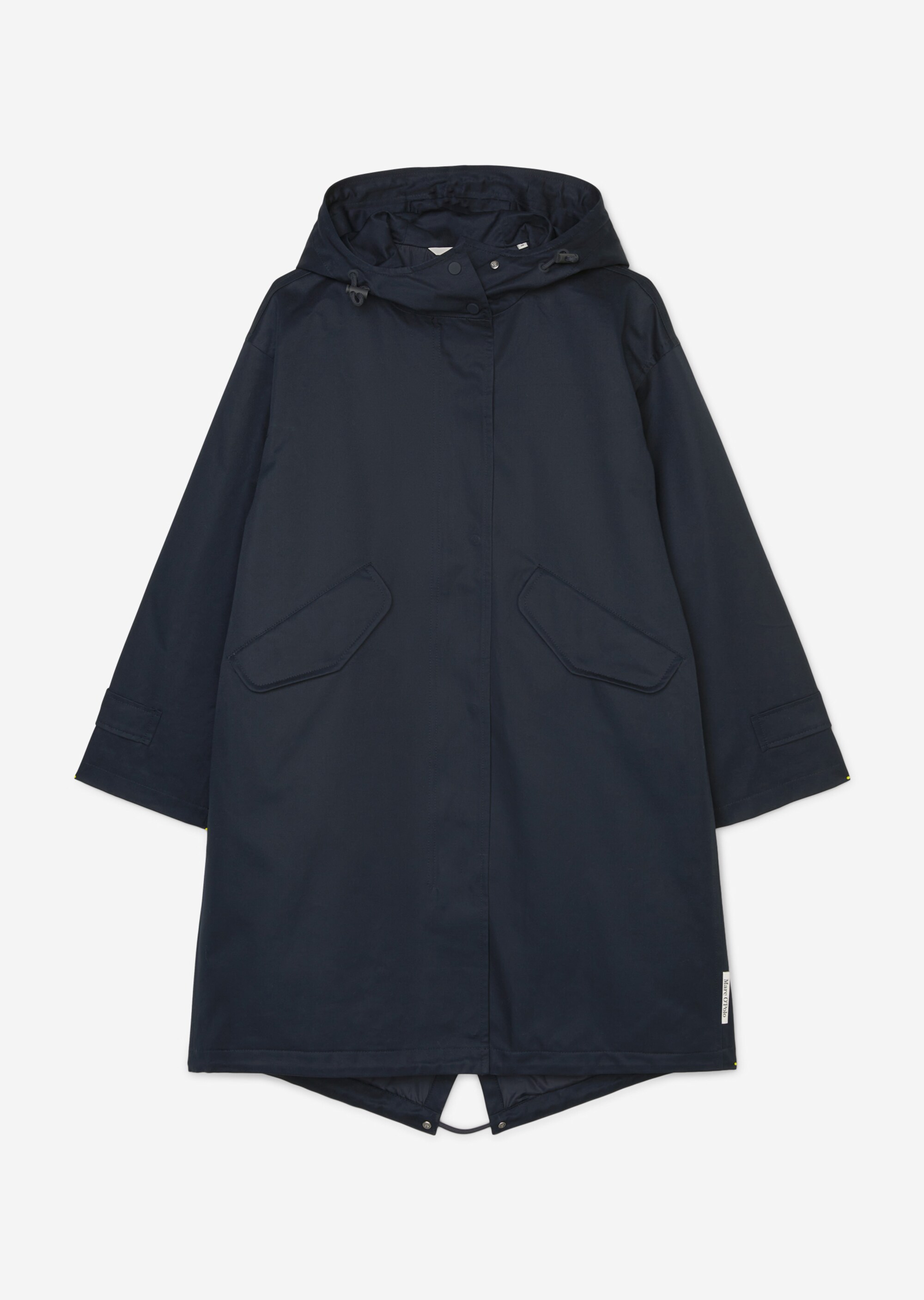 Leicht wattierter Parka mit fixierter Kapuze regular mit wasserabweisender Oberfläche