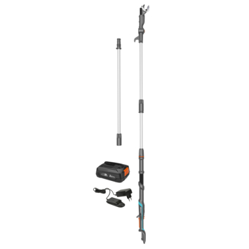 Gardena 18V telescopische takkenschaar 3,6m (P4A) Incl. 2.0Ah accu   lader