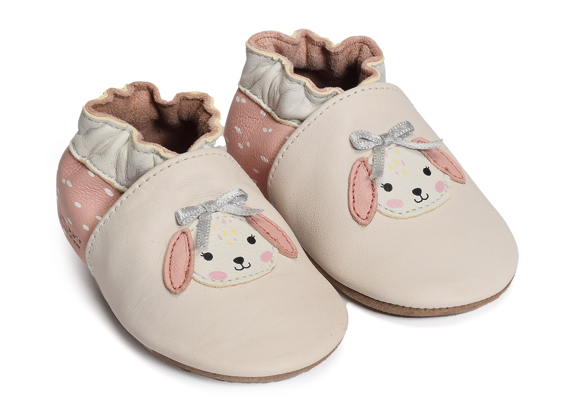 Colorfull dog beige rose