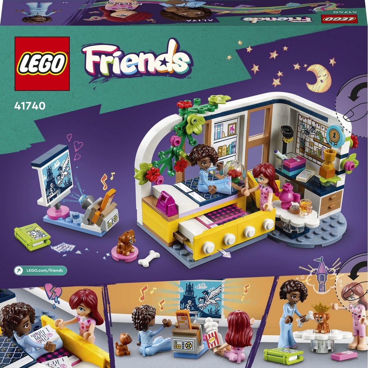 La chambre d'Aliya Lego Friends 41740
