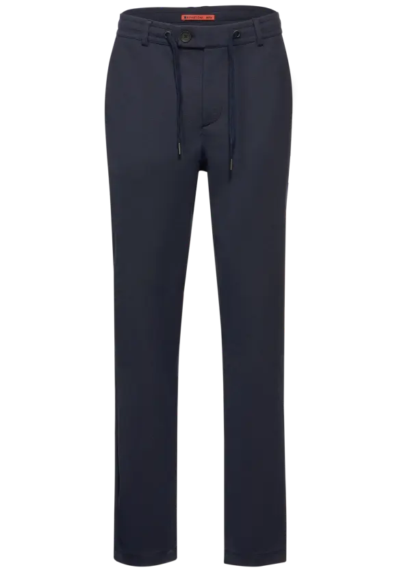 Slim Fit Chino Hose - deep blue