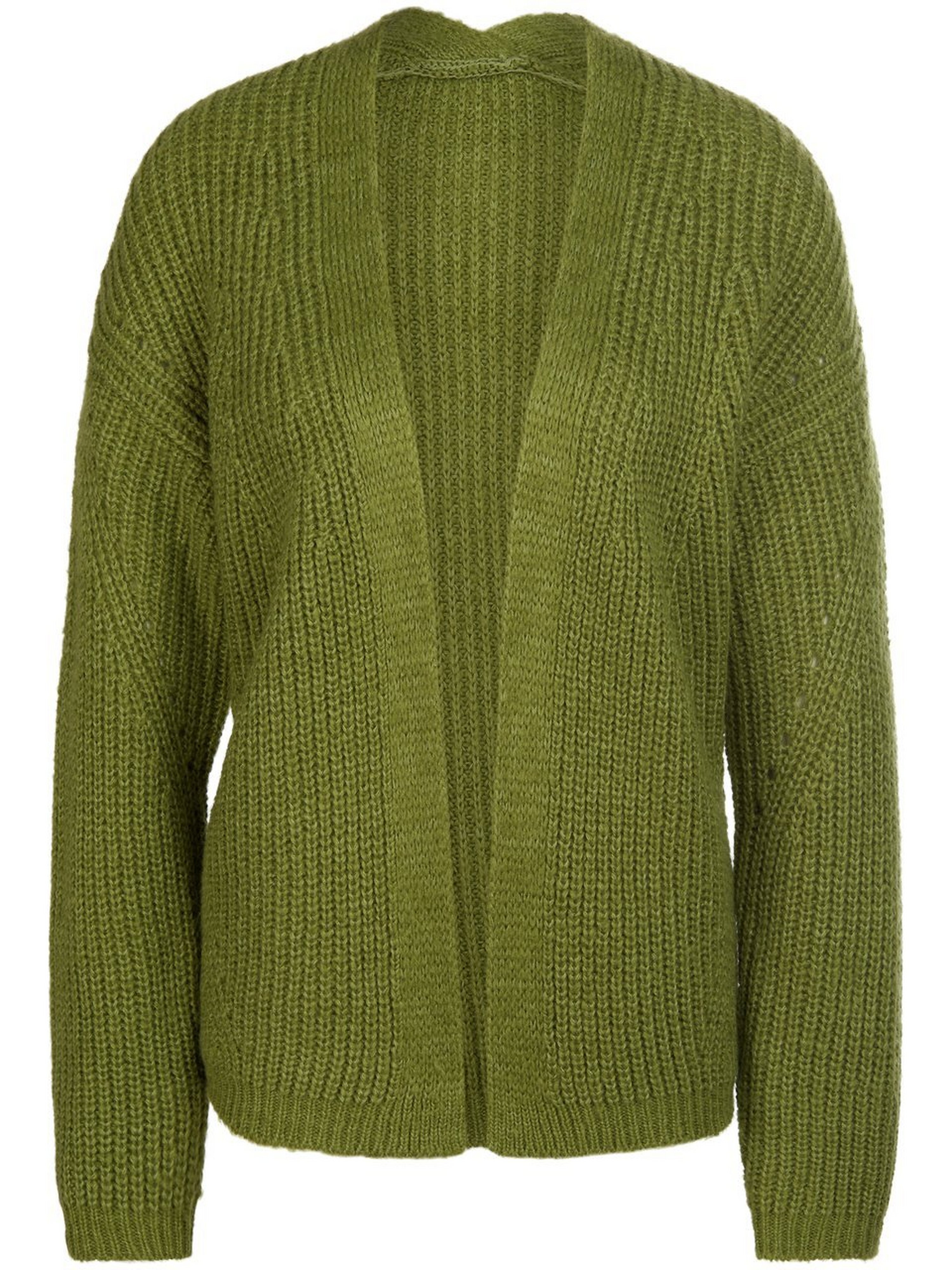 Strickjacke mit überschnittener Schulter