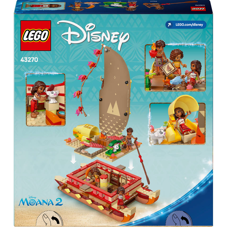 LEGO Disney Princess Vaiana's avonturenkano 43270