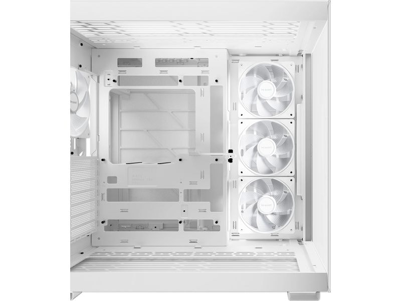 be quiet! PC-Gehäuse Light Base 600 LX Weiss Vielseitig einsetzbarer Midi-Tower mit Sichtfenster