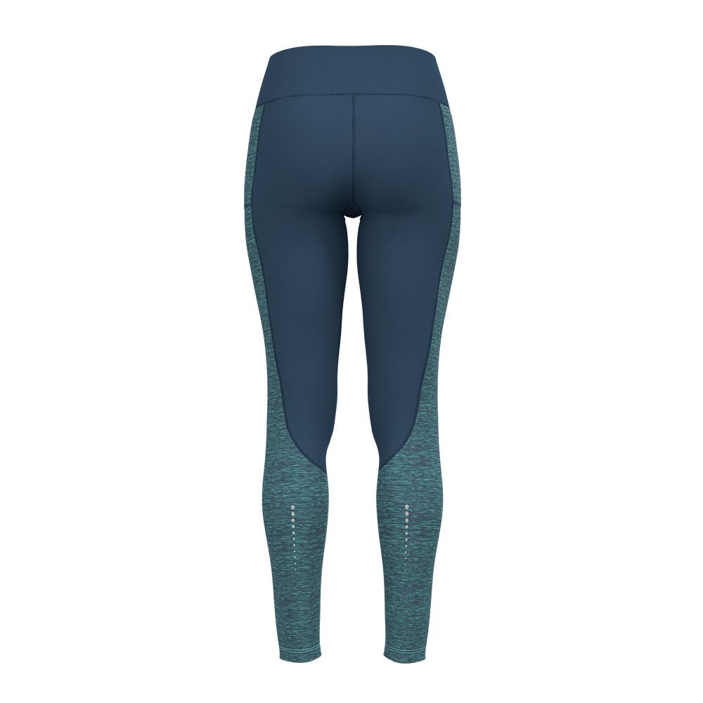 Odlo RUN EASY WARM - Legging Femme blue wing teal