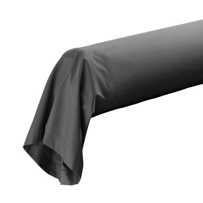 TAIE TRAVERSIN 85X185CM PERCALE UNI 78 FILS ACIER